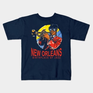 The Birthplace of Jazz Kids T-Shirt